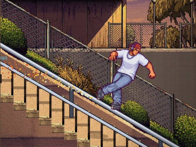 A backside savannah down the El Toro handrail