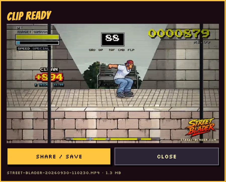 Record your clips